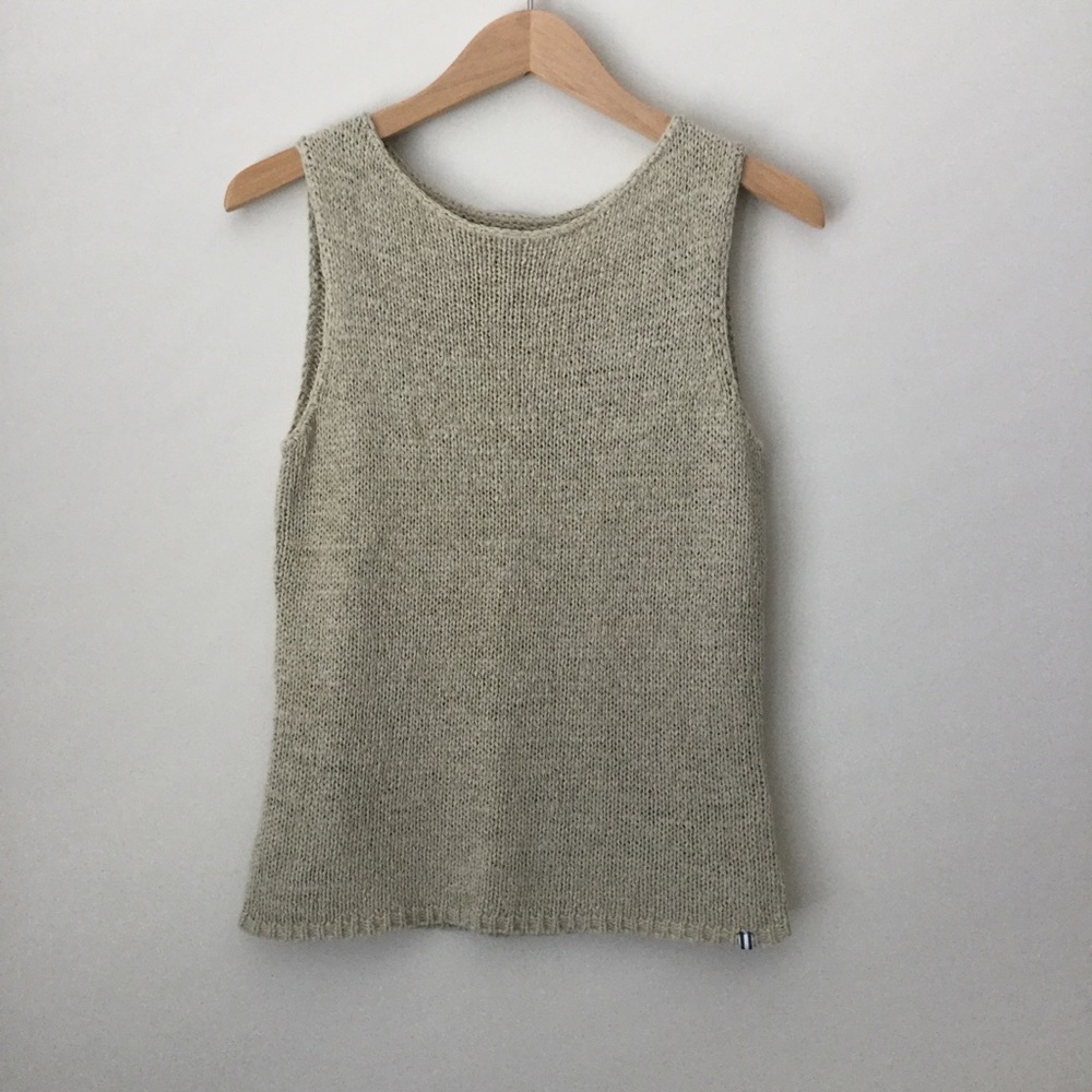 Women’s Izod Beige Knit Tank Top (S)